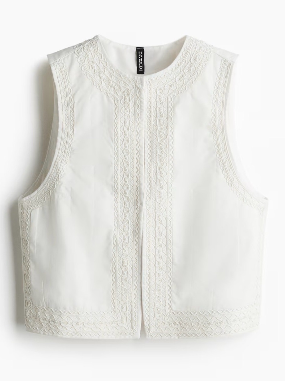 H&M DIVIDED Vest with Embroidery L - Picture 1 of 9